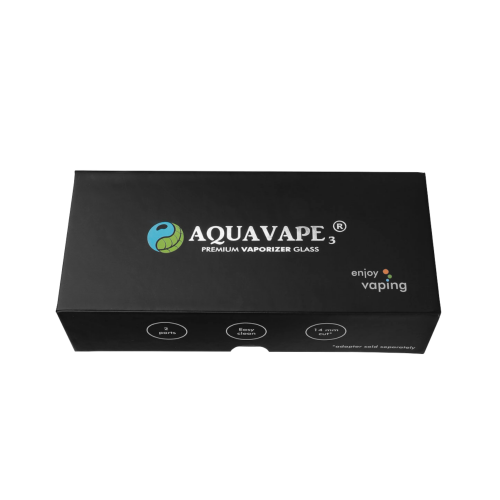 AquaVape³ Wasserfilter Set (FENiX 2.0, Focusvape Pro S, Flowermate Mini Pro) mit Glasadapter