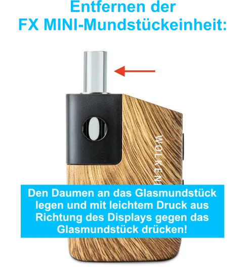 WOLKENKRAFT FX MINI Vaporizer *Holzoptik*