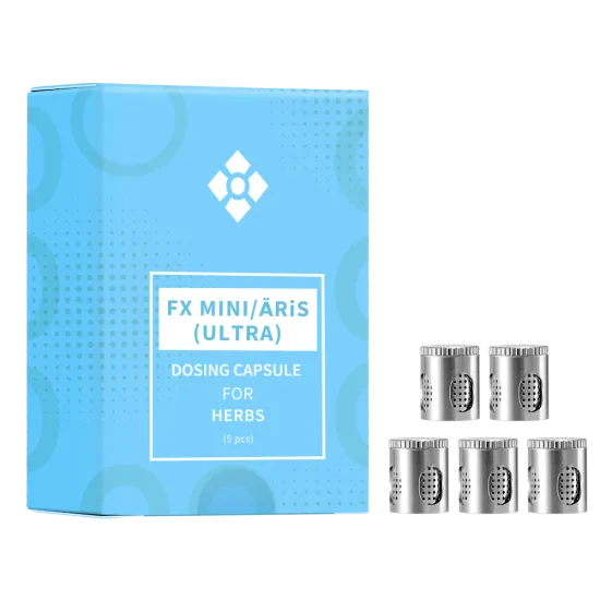 WOLKENKRAFT FX MINI (ULTRA) | ÄRiS (ULTRA) Vaporizer Dosierkapsel für Kräuter - 5 Stück