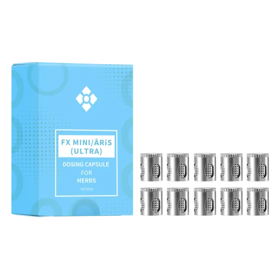 WOLKENKRAFT FX MINI (ULTRA) | ÄRiS (ULTRA) Vaporizer Dosierkapsel für Kräuter - 10 Stück