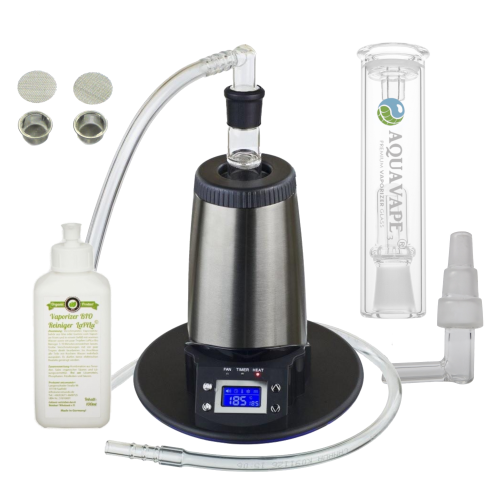 Arizer V-Tower 5.0 - Set 2: AquaVape³ Set + Zubehör-Paket neueste Version