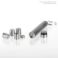 WOLKENKRAFT Dosierkapsel-Container für 5 Kapseln | ÄRiS, FX MINI und ULTRA's *Gun Metal*