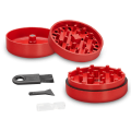 Cuboo Keramik Ultra Grinder 3-teilig - 62 mm *Rot*