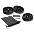 Cuboo Aluminium Ultra Grinder 3-teilig - 62 mm *Schwarz*