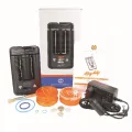 Mighty Vaporizer Komplett Set + Aquavape³-Bubbler & 14 mm-Adapter