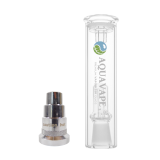 AquaVape³ Wasserfilter mit 14er/18er Adapter aus Edelstahl für FlowerMate AURA