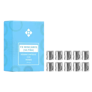 WOLKENKRAFT FX MINI (ULTRA) | ÄRiS (ULTRA) Vaporizer Dosierkapsel für Kräuter - 10 Stück